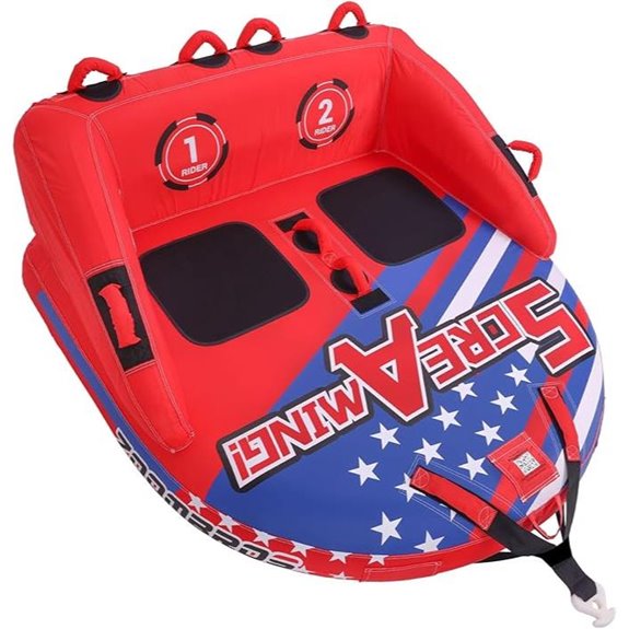 ZOOMBROS Towable Tubes for Boating (2-3 Person)