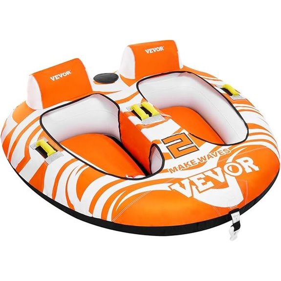 VEVOR Towable Water Tube with Seats and Handles