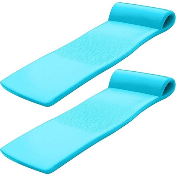 TRC 2-Pack Sunsation Foam Pool Lounger (Tropical Teal)