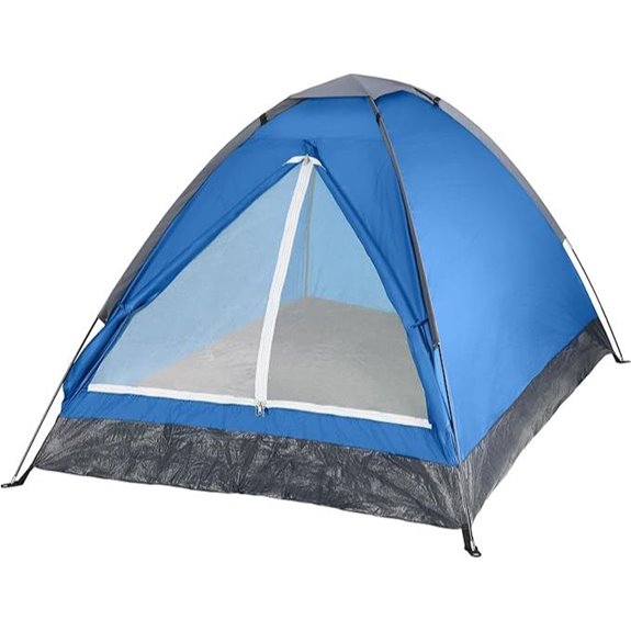 2-Person Dome Tent with Rain Fly and Carrying Bag