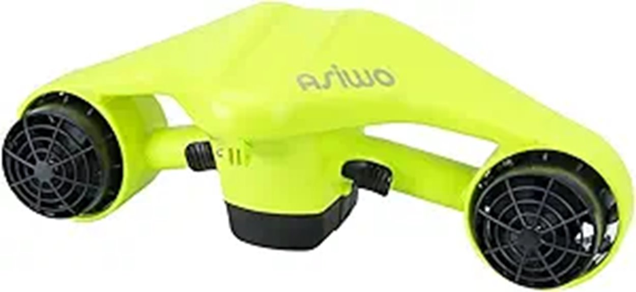 Asiwo Underwater Scooter with Action Camera Mount