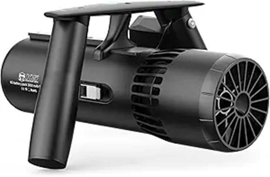 EDGE K5 Underwater Scooter with Camera Mount