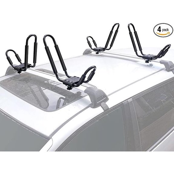 Universal Kayak Roof Rack with 4 Straps