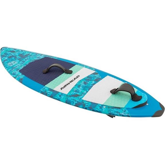 Airhead Wakesurf Board with Traction and Adjustable Straps