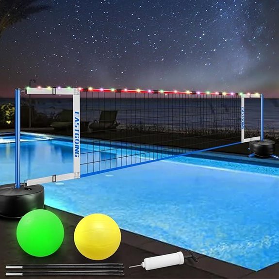 Eastgoing Pool Volleyball Net Set with Water Balls