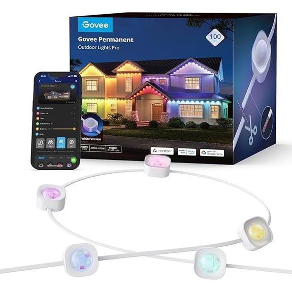 Govee Outdoor RGBIC LED Lights 100ft Waterproof