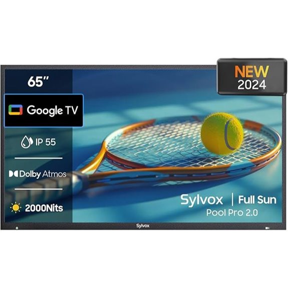 SYLVOX 65-Inch Waterproof 4K Outdoor Smart TV