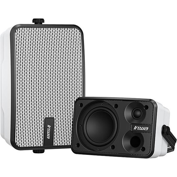 Inwa 400W Waterproof Bluetooth Wall Mount Speakers (Pair)
