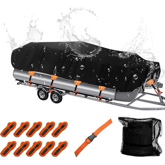 Neverland Waterproof Pontoon Boat Cover (21-24ft)