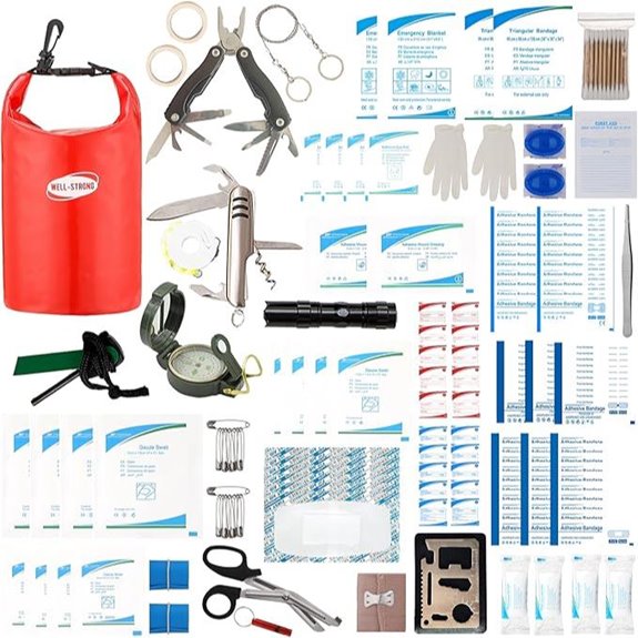 Waterproof Boat First Aid Kit with 234 Accessories