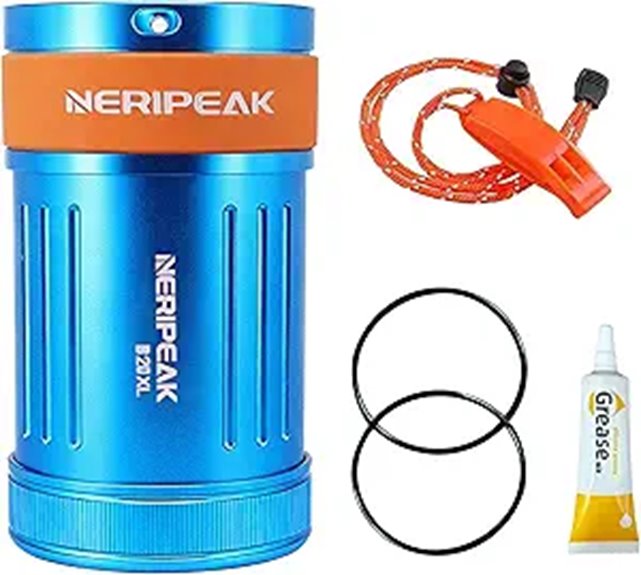 Neripeak XL Waterproof PLB Car Key Wallet for Watersports