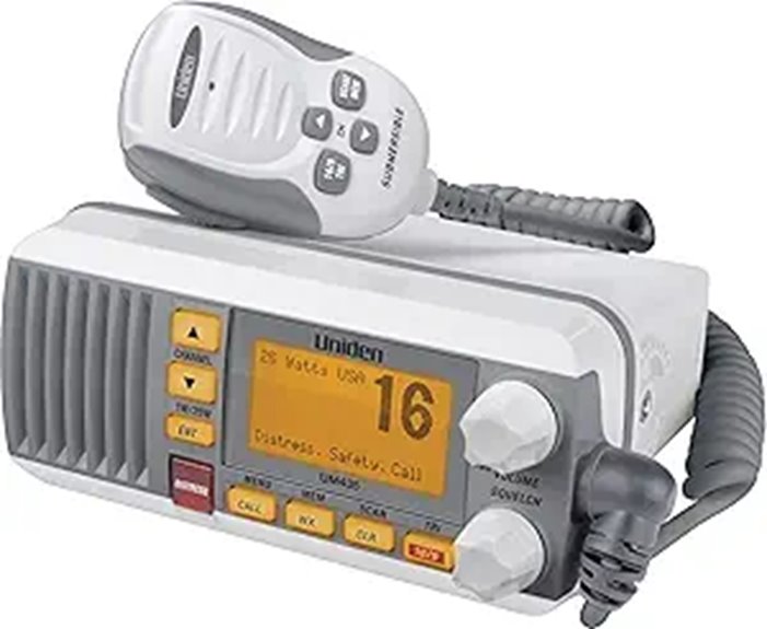 Uniden UM435 Marine Radio with Waterproof IPX8