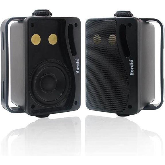Herdio 3.5 Waterproof Outdoor Wall Mount Speakers