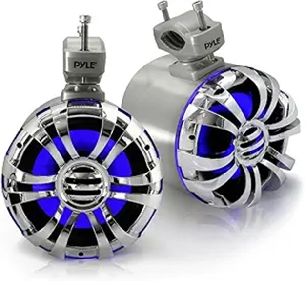 Pyle Marine Waterproof Wakeboard Tower Speakers (Pair)