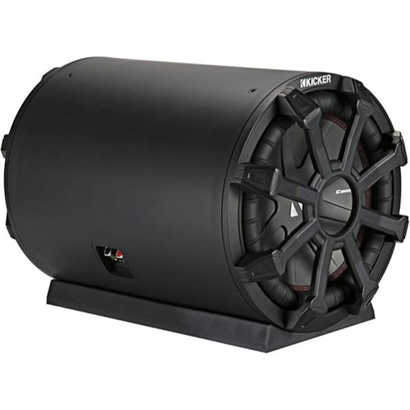 KICKER 10-Inch Weatherproof Subwoofer Enclosure with Radiator
