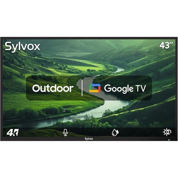 SYLVOX 43 Weatherproof 4K Outdoor Smart TV