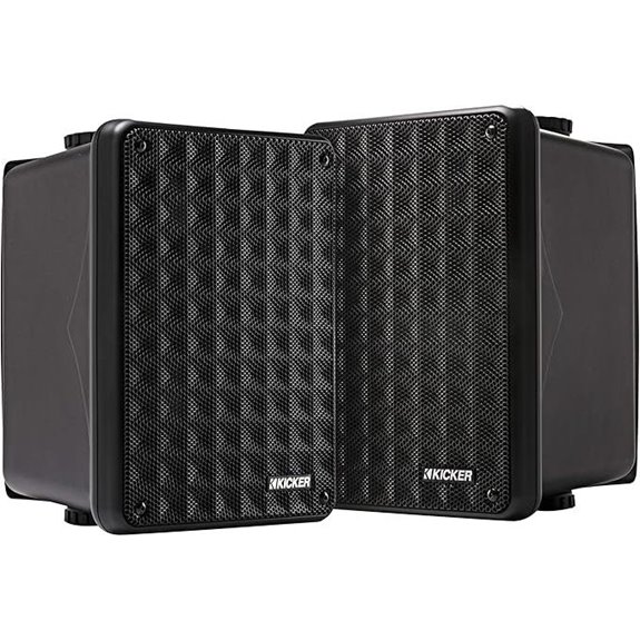 KICKER KB6B Weatherproof Indoor/Outdoor Speakers (Pair)