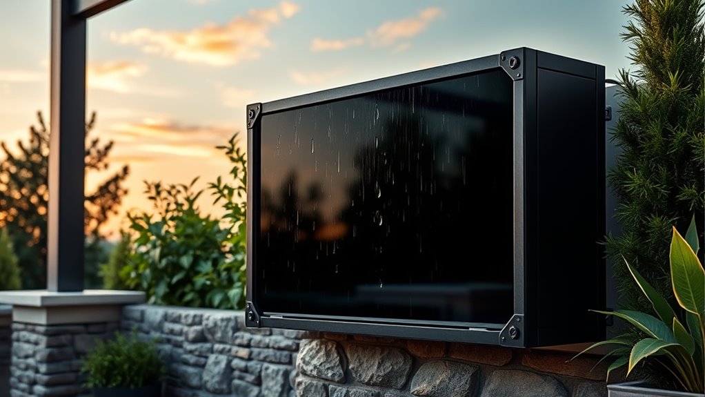 weatherproof tv enclosure considerations