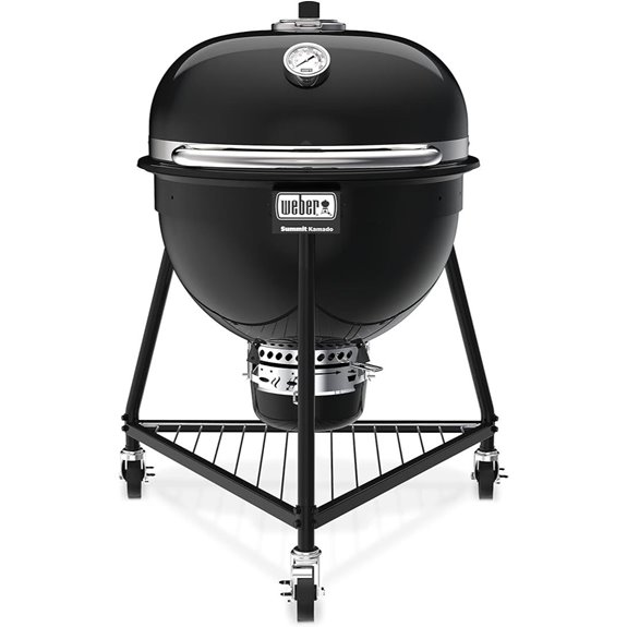 Weber Summit Kamado E6 Charcoal Grill Black
