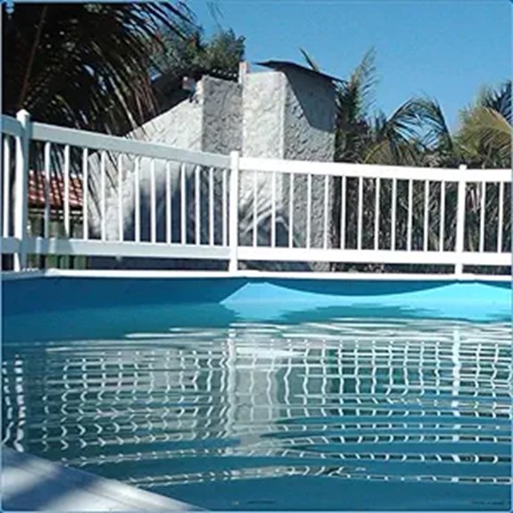Aqua Select Pool Fence Kit A 8 Sections White