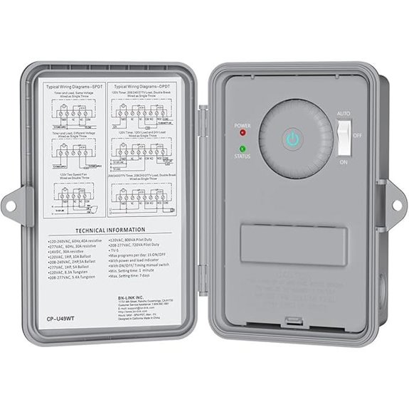 BN-LINK Wi-Fi Pool Pump Timer 2HP Smart Compatible