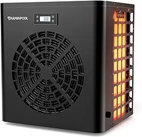 16000BTU Above Ground Pool Heat Pump with WiFi