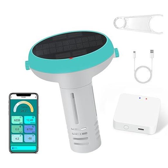 Digital Pool Water Tester with WiFi and 7-in-1 Functions