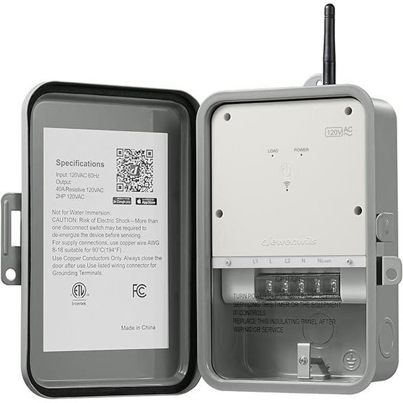 DEWENWILS WiFi Pool Pump Timer with Smart Control