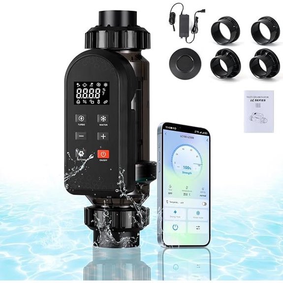 Smart Salt Water Pool Chlorinator with WiFi & Auto-Clean