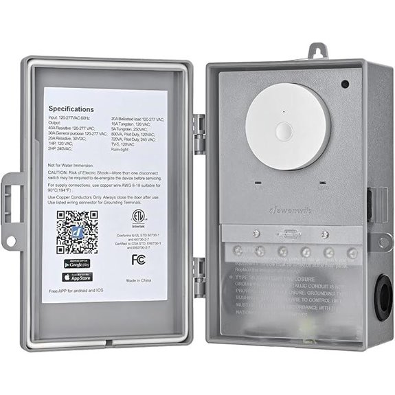 DEWENWILS WiFi Pool Pump Timer with Alexa Compatibility