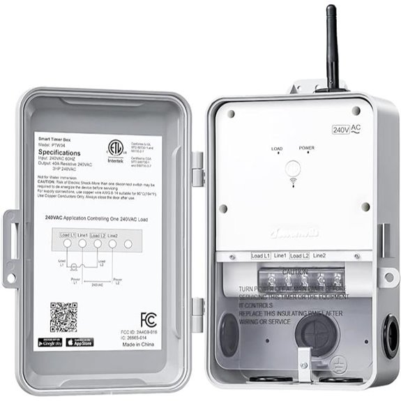 DEWENWILS Pool Pump Timer 40A WiFi Outdoor Controller