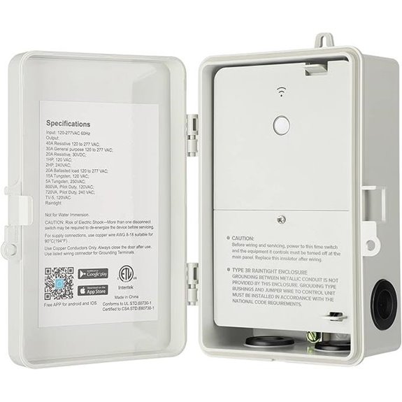 DEWENWILS WiFi Pool Timer Switch 40A ETL Listed