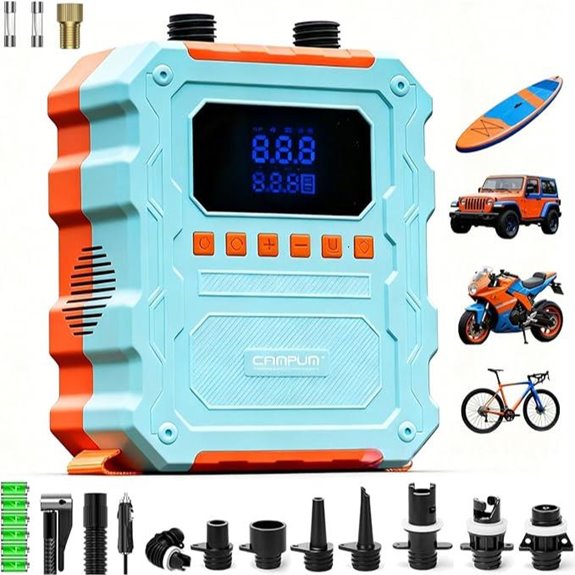 Rechargeable Electric Paddle Board Pump with Auto-Off