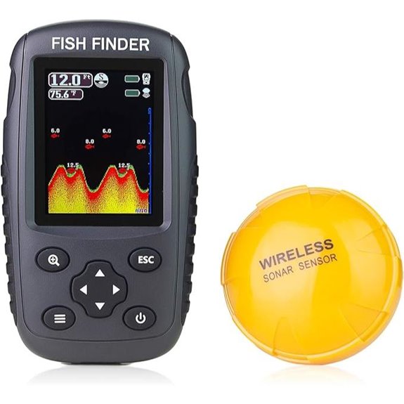 Wireless Fish Finder with LCD Display