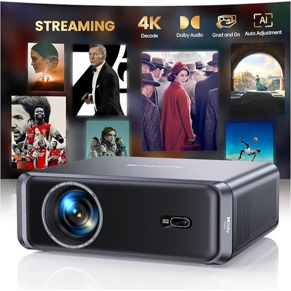 Smart WiFi6 & Bluetooth Portable Outdoor Projector