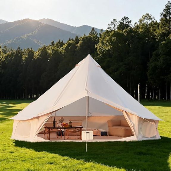 YOLENY Bell Yurt Tent for Family Camping