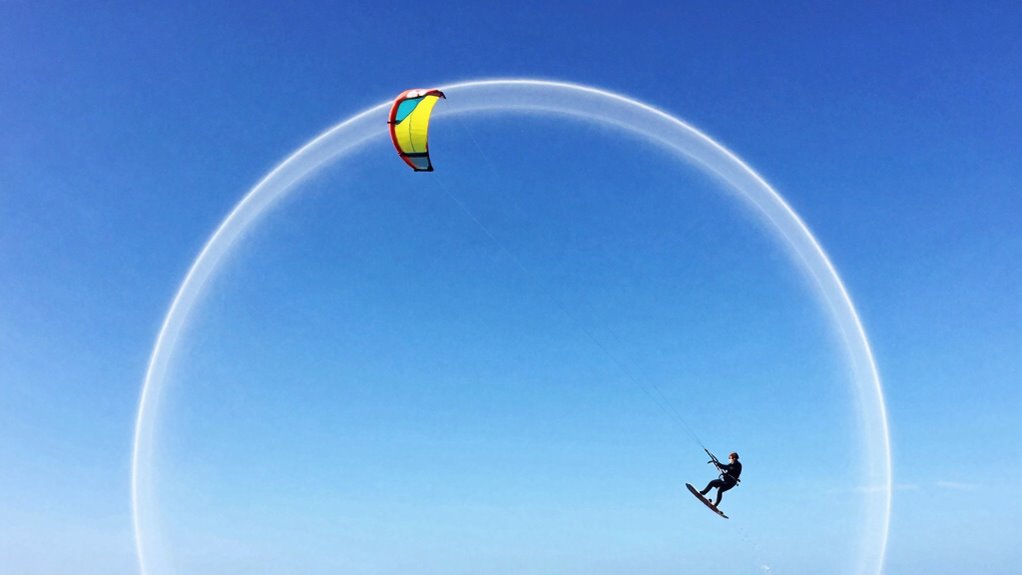 adjust kite position with wind shifts