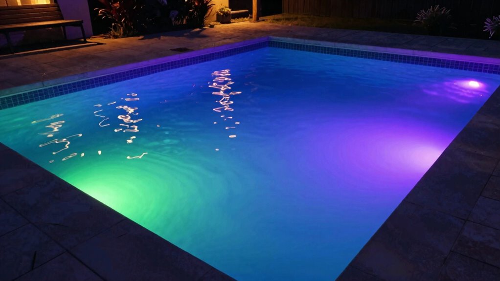 adjust pool lighting brightness