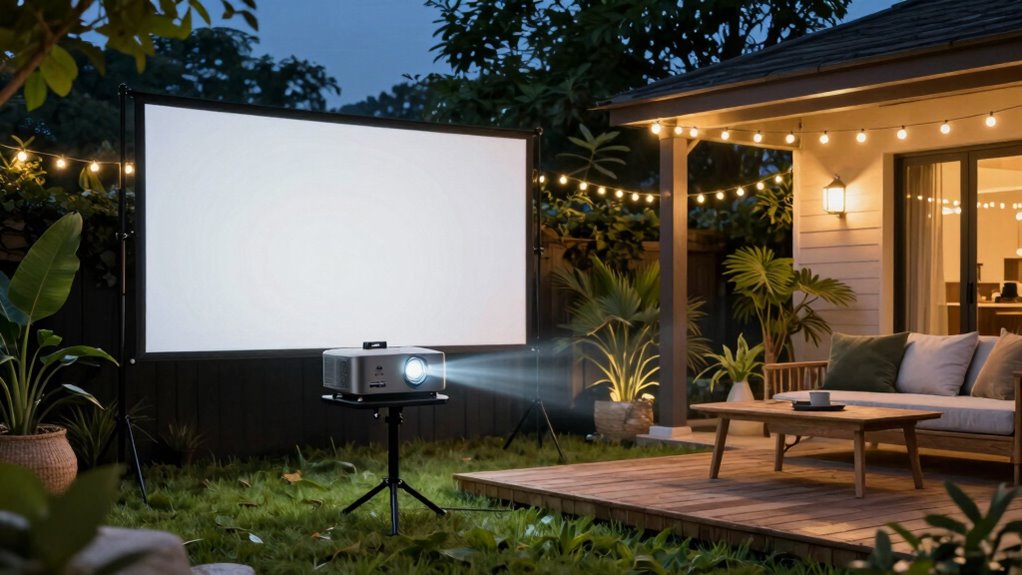 adjust projector brightness appropriately