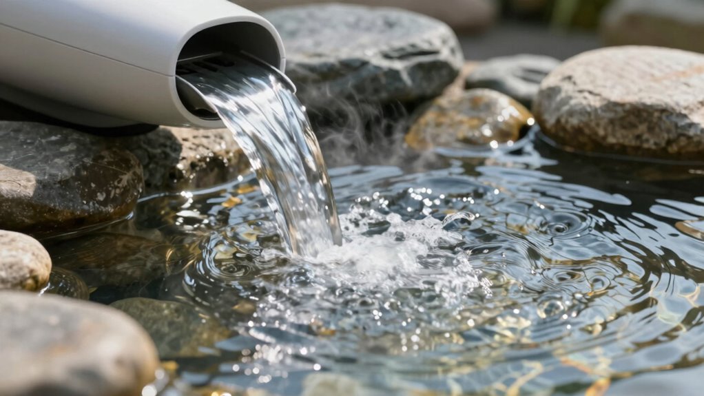 adjust water flow aesthetics