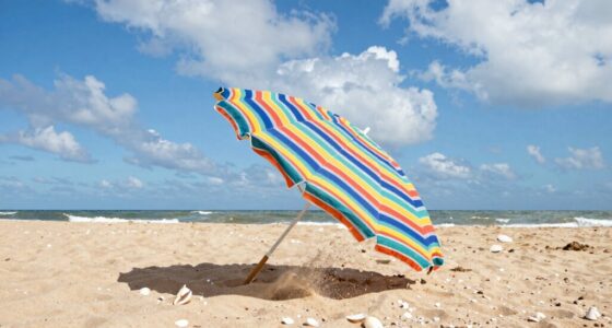 beach umbrella wind stability