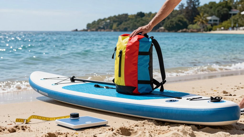 calculate sup weight capacity