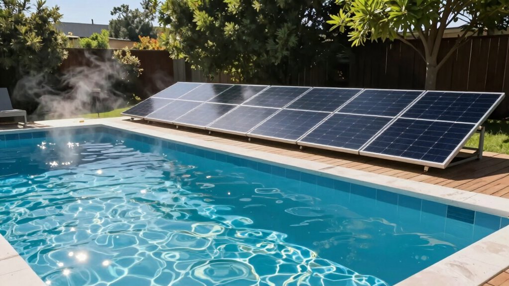 captures sun heats water