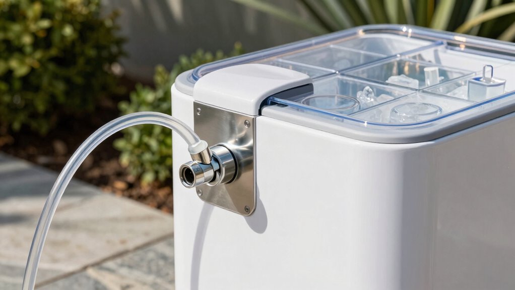 check ice build up and power