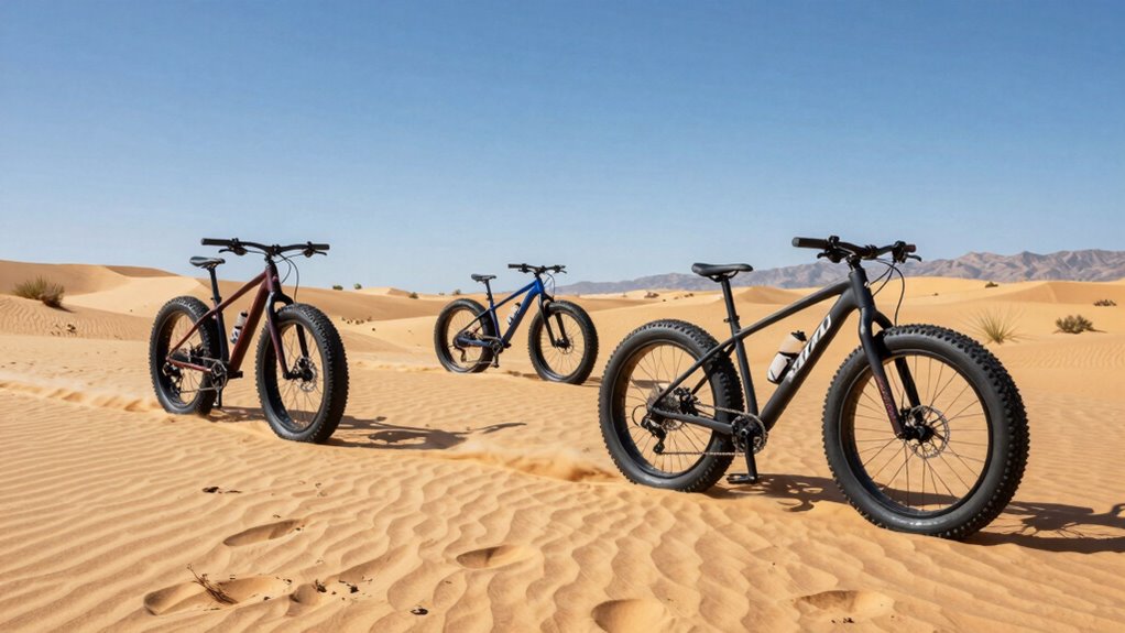 choose wide knobby tires