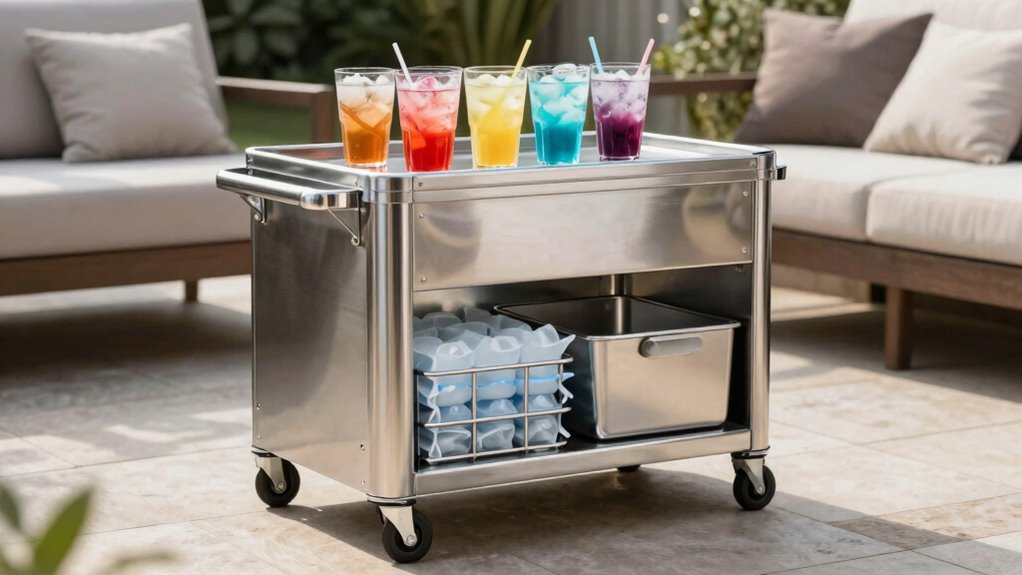 choosing durable outdoor cooler carts