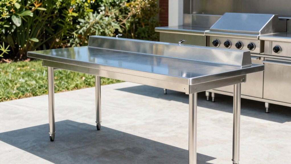 choosing durable outdoor prep tables