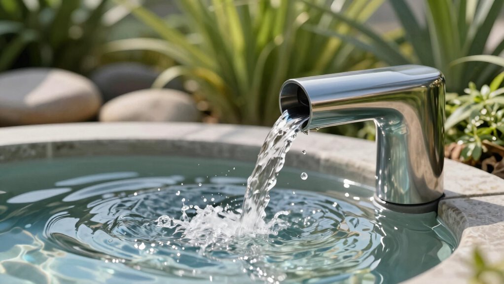 controlling water feature noise