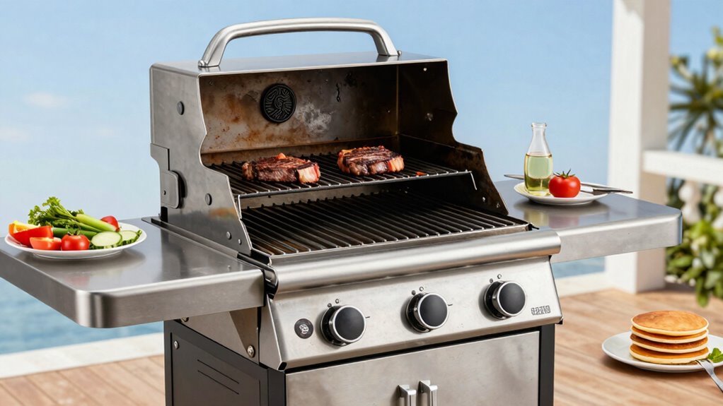 cooking surface and features