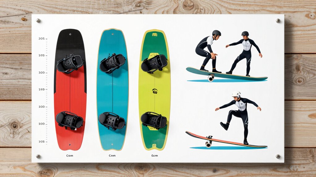 customize wakeboard size for riding